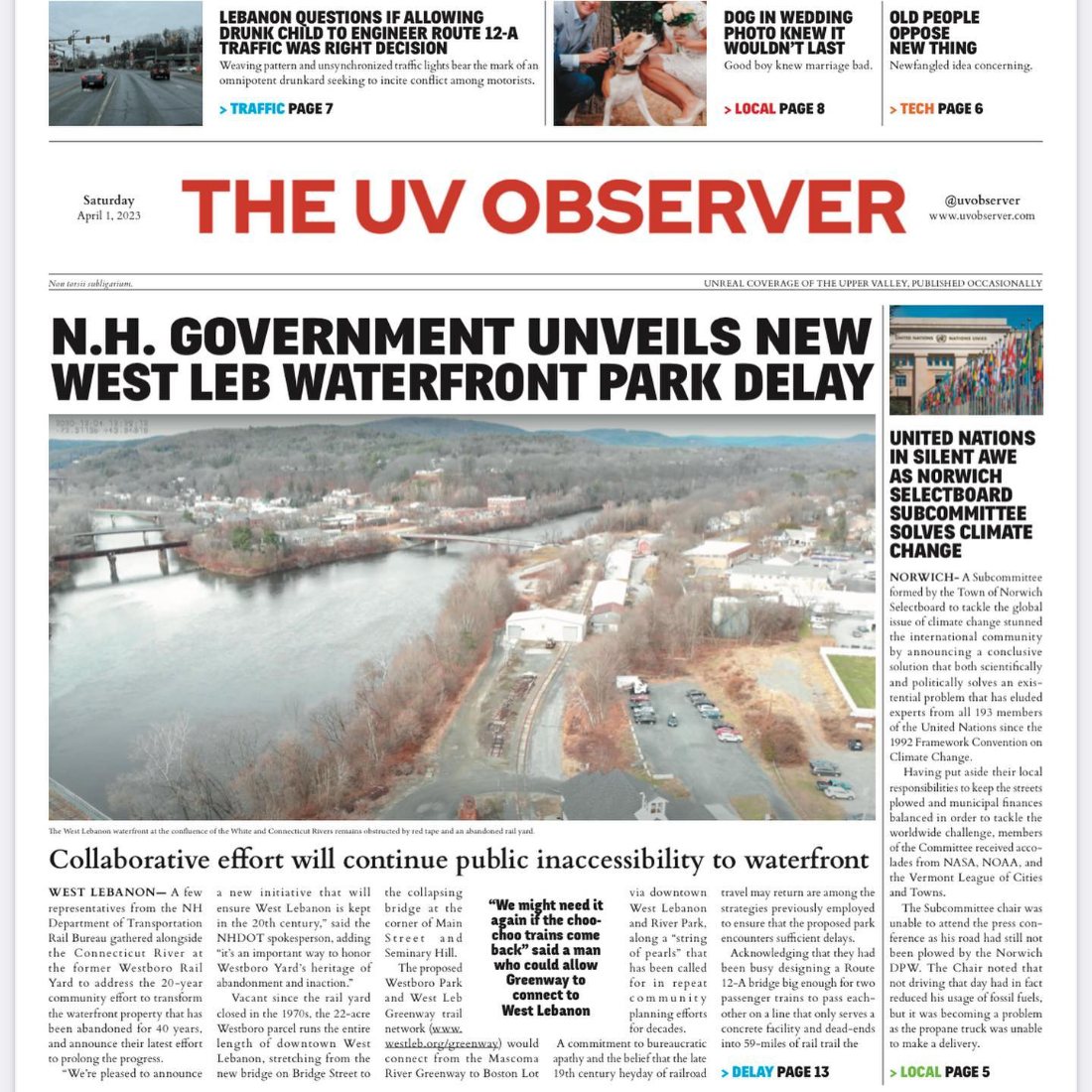 N.H. Government Unveils New West Leb Waterfront Park Delay