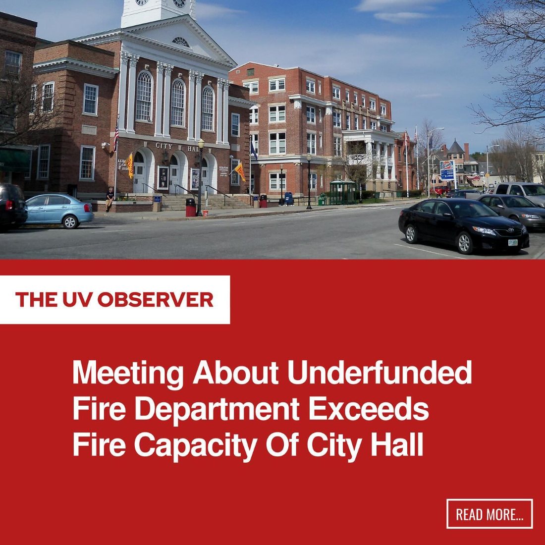 Meeting About Underfunded Fire Department Exceeds Fire Capacity Of City Hall
