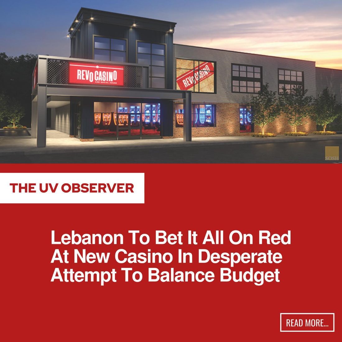 Lebanon To Bet It All On Red At New Casino In Desperate Attempt To Balance Budget