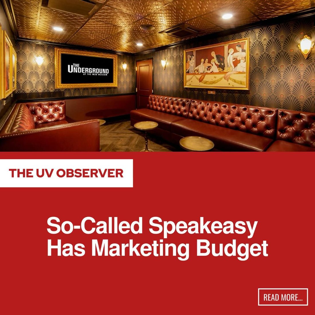 So-Called Speakeasy Has Marketing Budget